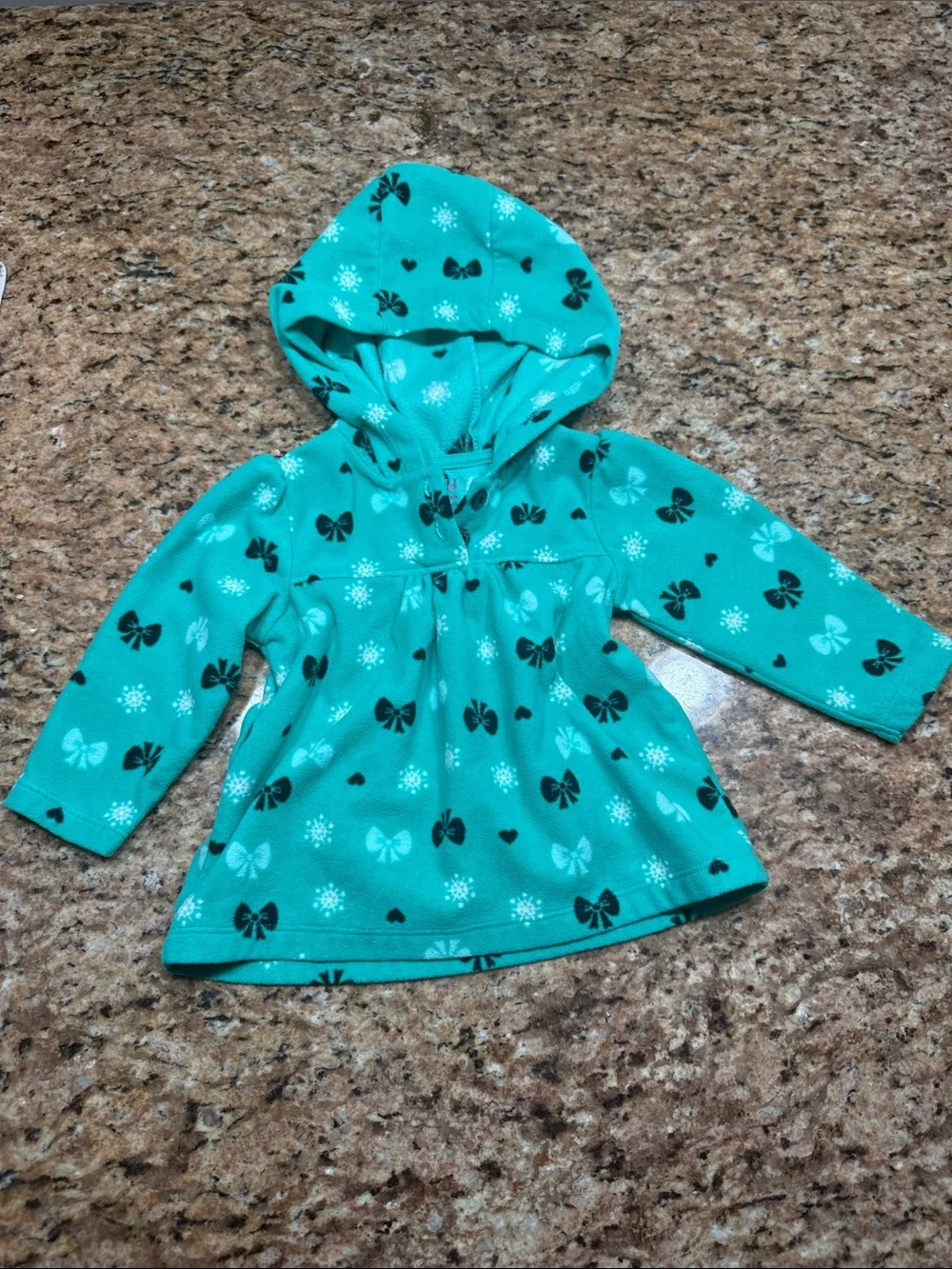 Bundle of baby girls 3 pullover sweaters. one bodysuit and one shirt - 12 months